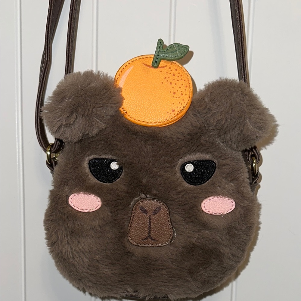 Hot Topic Capybara Furry Figural Crossbody Bag